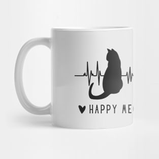Meowentine Cat Valentines Day Cute apparel for Girls Quote Mug
